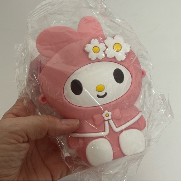 My Melody Rubber Small Coin Purse NEW - Picture 4 of 7
